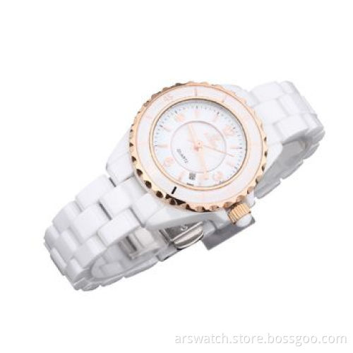 2014 Fashion Ladies' Ceramic Watch, with 3ATM Waterproof, Ceramic Band, Japan Movement